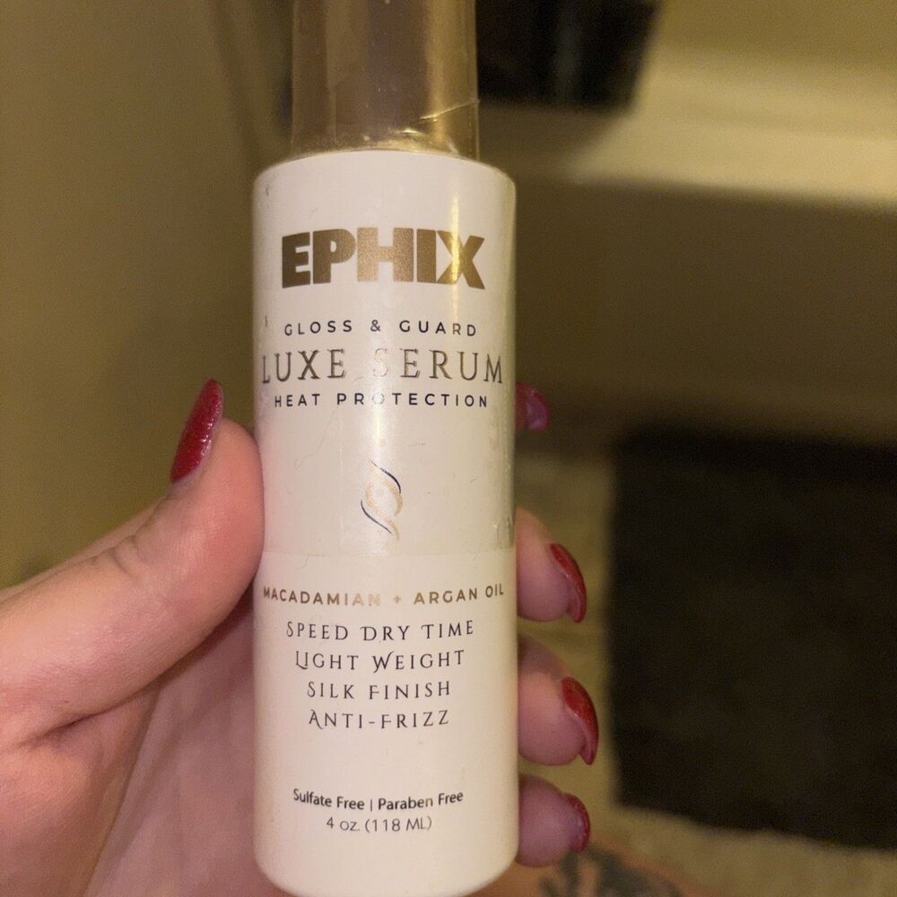 EPHIX Luxe Serum Gloss & Guard Hair Heat Protection Argan & Macadamia Nut Oil